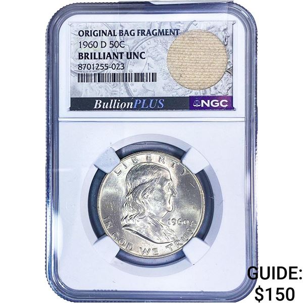 1960-D Franklin Half Dollar NGC BU