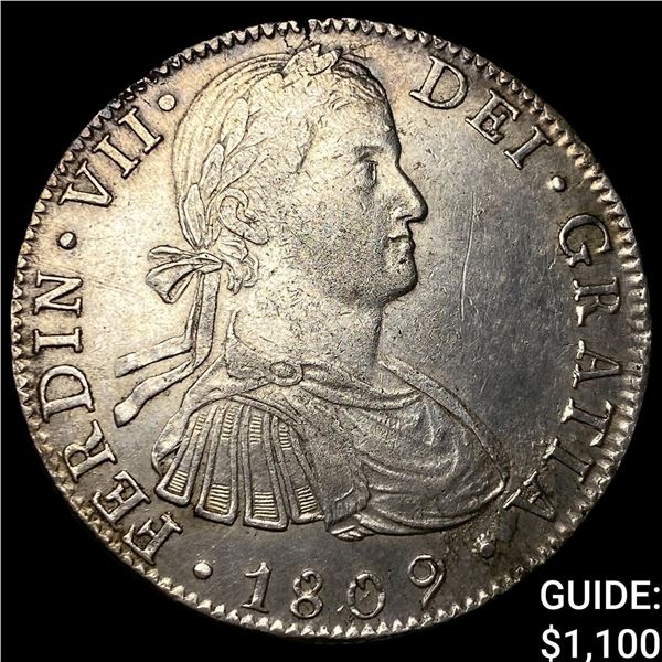 1809 MoTH Mexico Ferdinand VII Silver 8 Reales