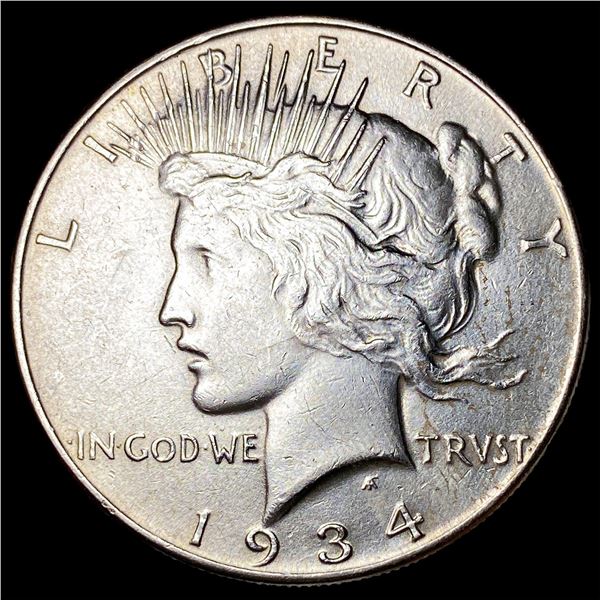 1934 Peace Silver Dollar CLOSELY UNCIRCULATED