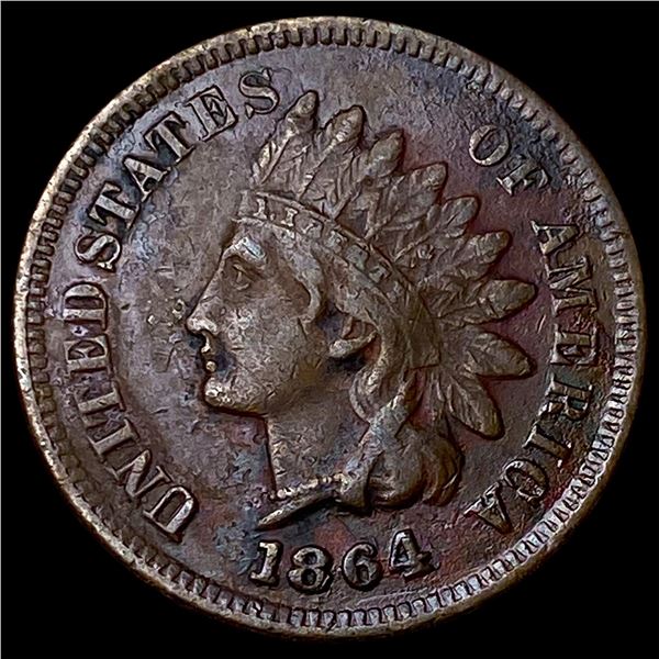 1864 Indian Head Cent NEARLY UNCIRCULATED