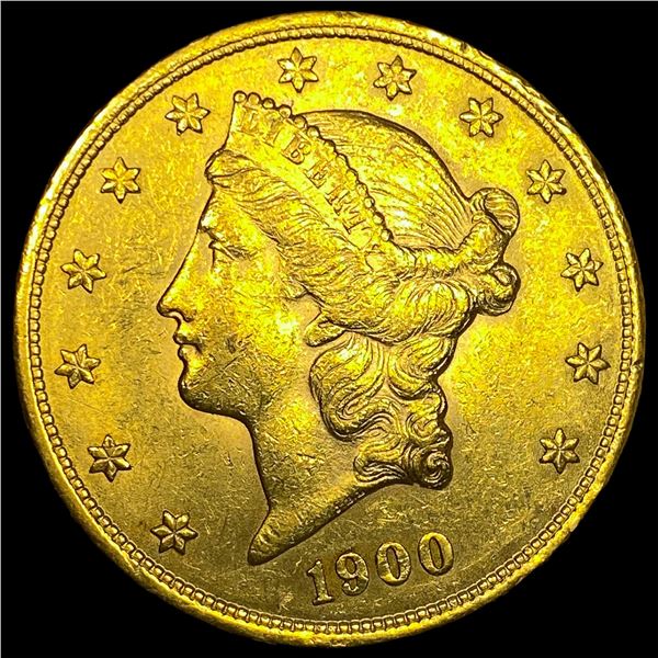 1900 Liberty Head $20 Double Eagle  UNCIRCULATED