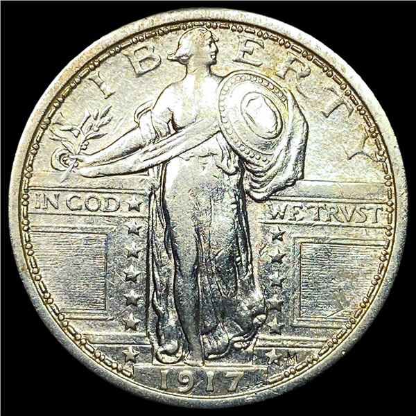 1917 Type 1 Standing Liberty Quarter CLOSELY  UNCIRCULATED