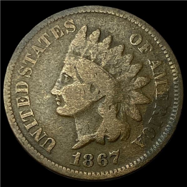 1867 Indian Head Cent LIGHTLY CIRCULATED