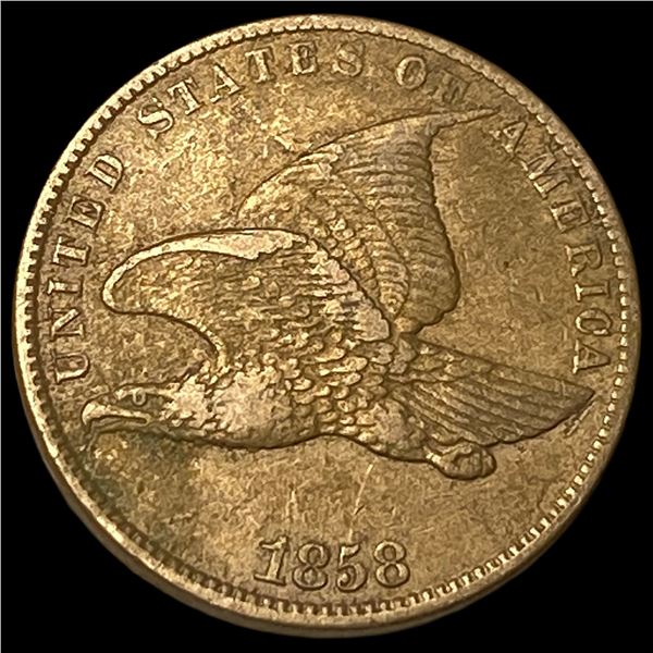 1858 Flying Eagle Cent CLOSELY UNCIRCULATED