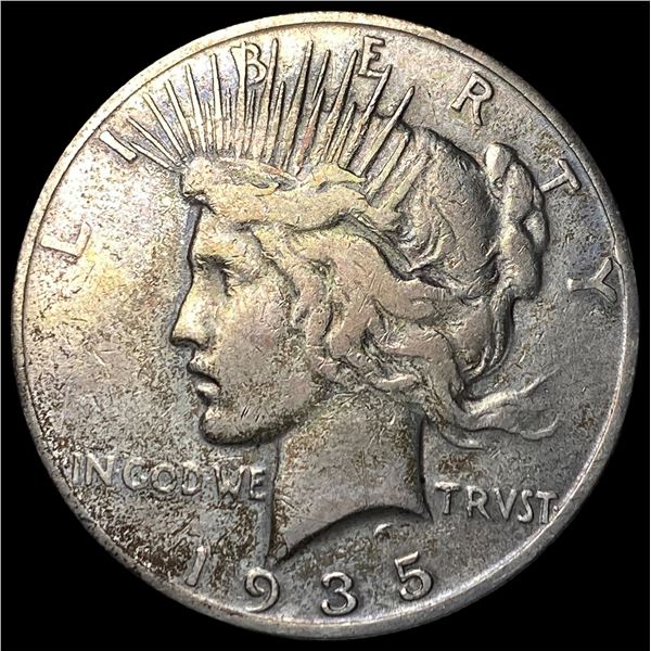 1935-S Peace Silver Dollar NEARLY UNCIRCULATED