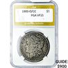 Image 1 : 1900-O/CC Morgan Silver Dollar PGA VF35