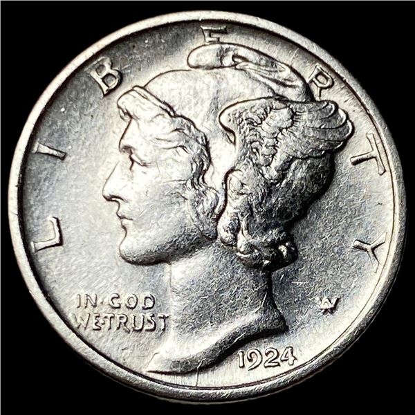 1924-D Silver Mercury Dime UNCIRCULATED