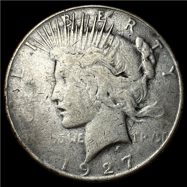 1927-S Peace Silver Dollar LIGHTLY CIRCULATED