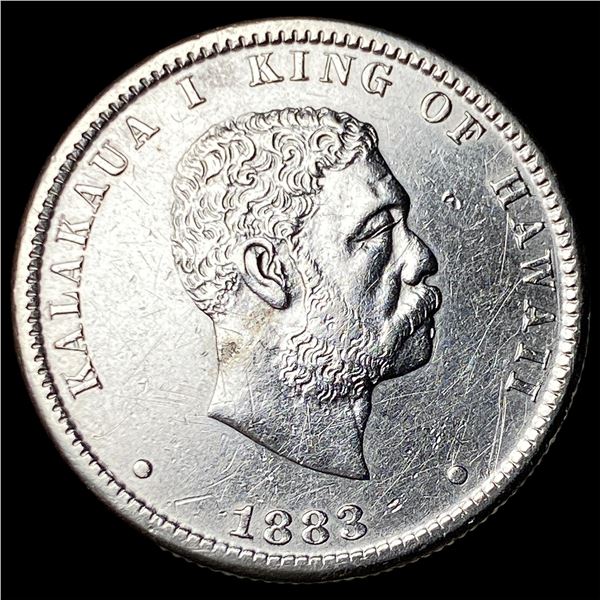 1883 Hawaii Silver 1/4 Dollar UNCIRCULATED