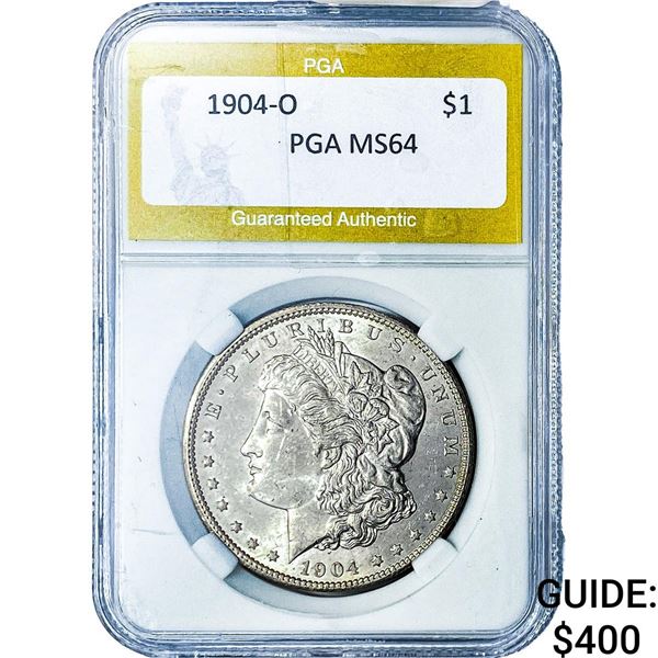 1904-O Morgan Silver Dollar PGA MS64