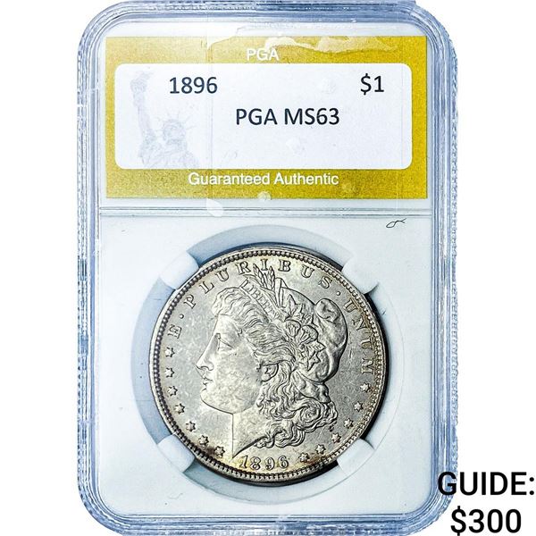 1896 Morgan Silver Dollar PGA MS63