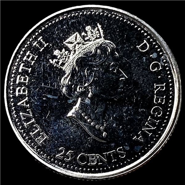 2000 Canada Nickel 25 Cents Celebration Proof Like