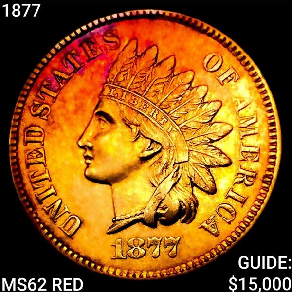 1877 Indian Head Cent UNCIRCULATED RD