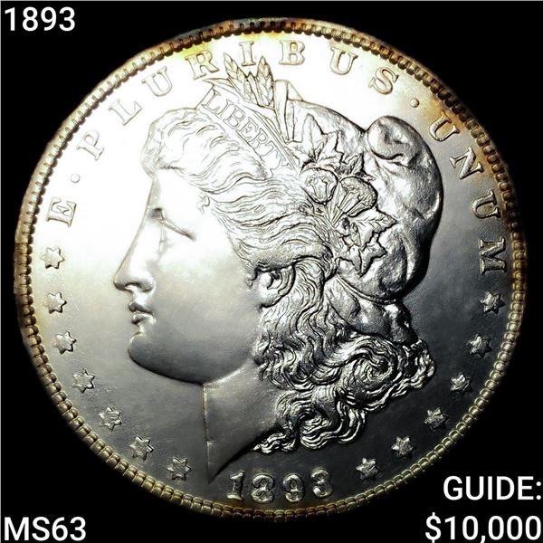 1893 Morgan Silver Dollar CHOICE BU