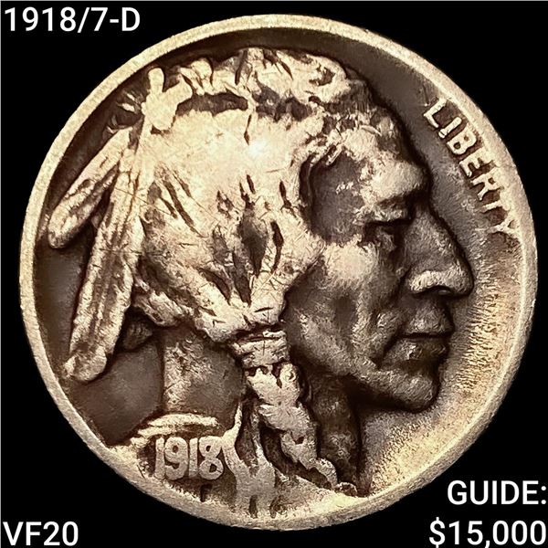 1918/7-D Buffalo Nickel LIGHTLY CIRCULATED