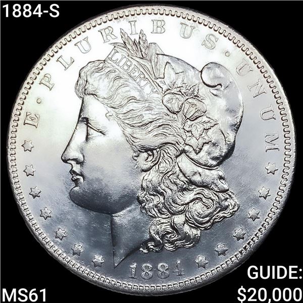 1884-S Morgan Silver Dollar UNCIRCULATED