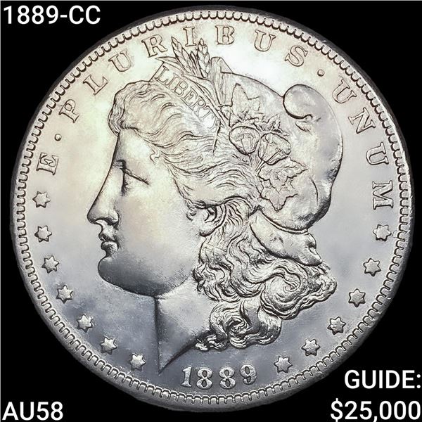 1889-CC Morgan Silver Dollar CHOICE AU