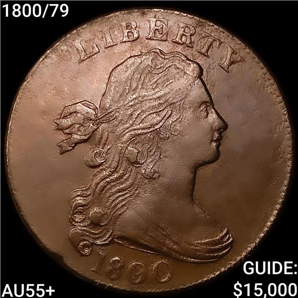 1800/79 Draped Bust Large Cent HIGH GRADE+