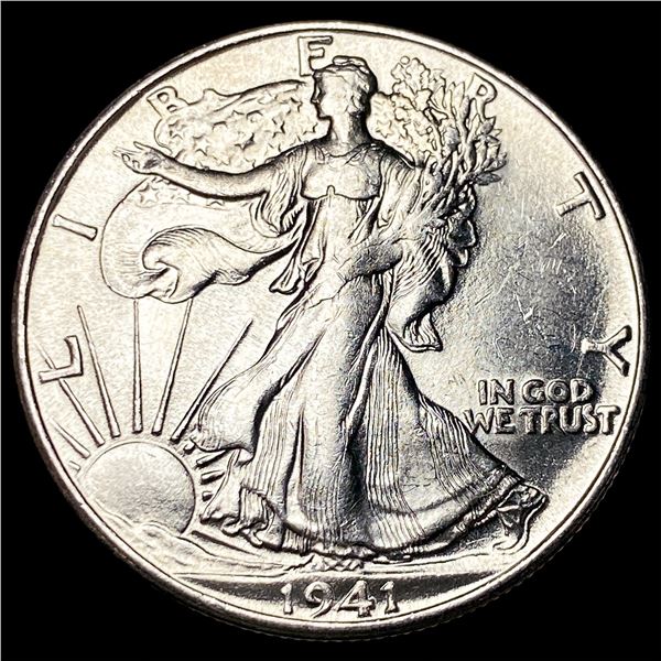 1941-S Silver Half Dollar Walking Liberty  UNCIRCULATED