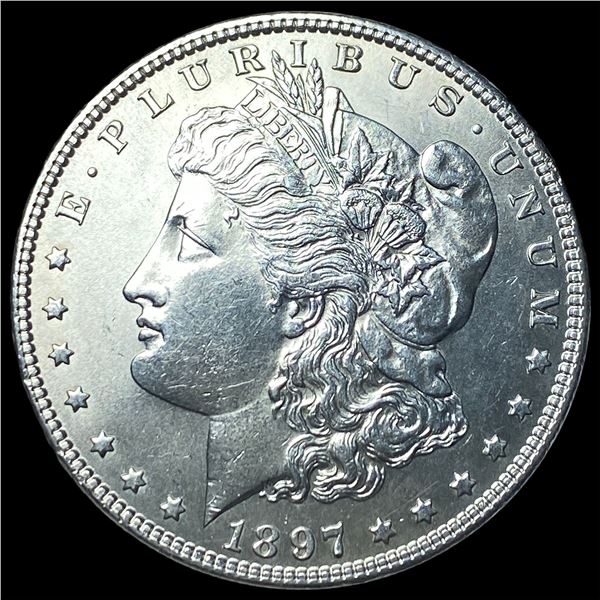 1897 Morgan Silver Dollar GEM BU