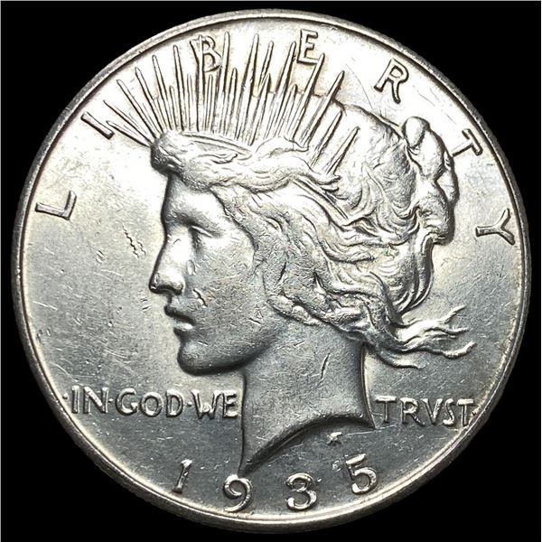 1935-S Silver Peace Dollar CLOSELY  UNCIRCULATED