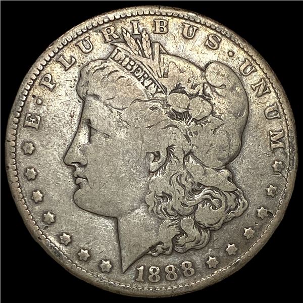 1888-S Morgan Silver Dollar NEARLY  UNCIRCULATED