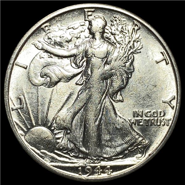 1944-S Silver Walking Liberty Half Dollar  CHOICE AU