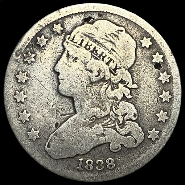 1838 Silver Capped Bust Quarter UNCIRCULATED