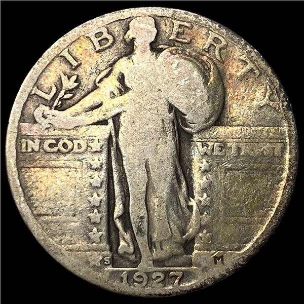 1927-S Silver Standing Liberty Quarter NICELY  CIRCULATED