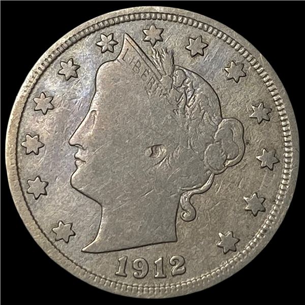 1912-S Liberty Head Nickel NICELY CIRCULATED