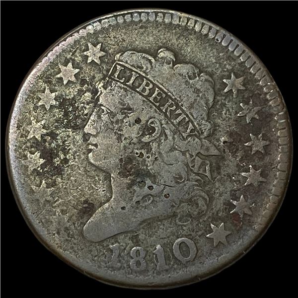 1810/09 Classic Head Large Cent NICELY  CIRCULATED