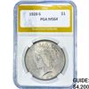 Image 1 : 1928-S Silver Peace Dollar PGA MS64