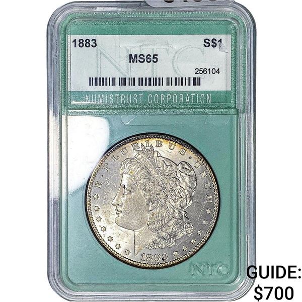 1883 Morgan Silver Dollar NNC MS65