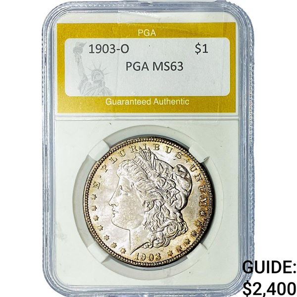 1903-O Morgan Silver Dollar PGA MS63