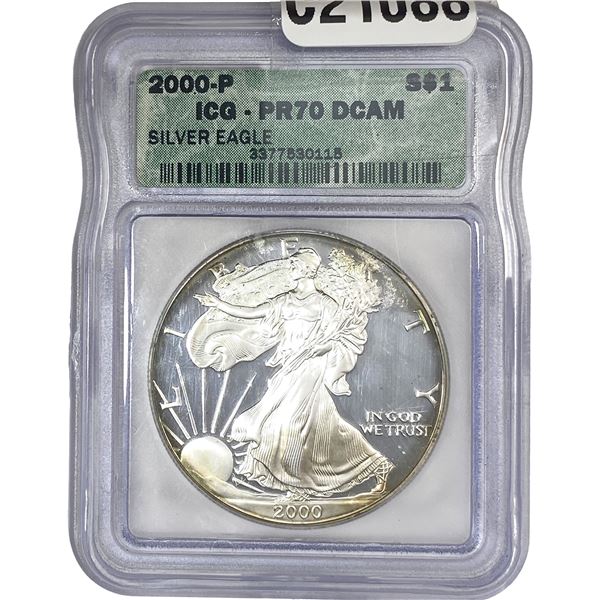 2000-P Silver Eagle