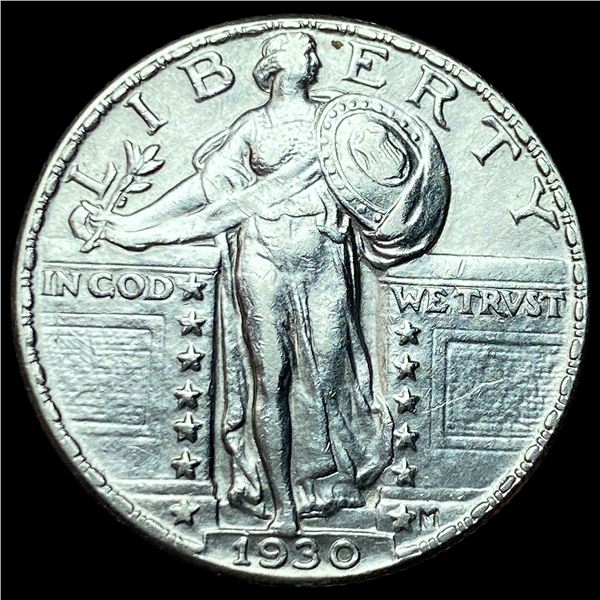 1930 Silver Standing Liberty Quarter  UNCIRCULATED