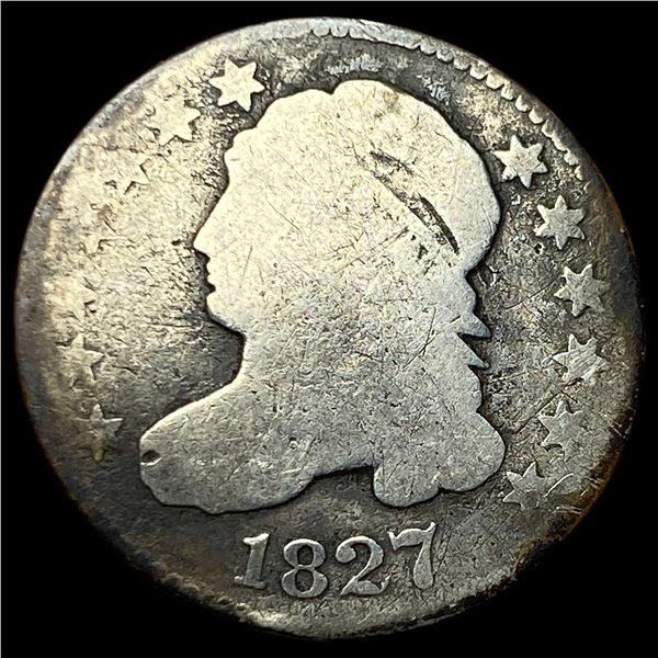 1827 Silver Capped Bust Half Dollar NICELY  CIRCULATED