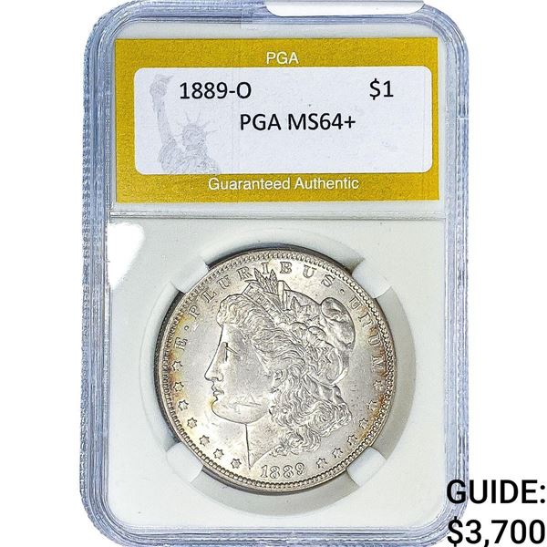 1889-O Morgan Silver Dollar PGA MS64+