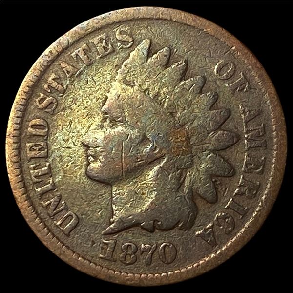 1870 Indian Head Cent NICELY CIRCULATED