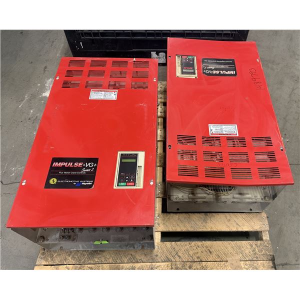 (2) Yaskawa / Magnetek #CIMR-G5U4055 Spec: 40551C & Spec: 40550F