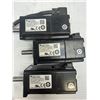 Image 3 : (3) Yaskawa #SGMJV-01A3A21 AC Servo Motors