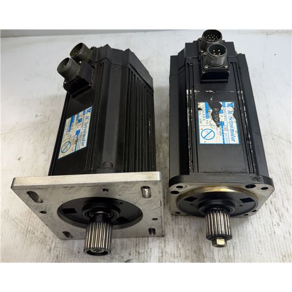 (2) Yaskawa #USAFED-09FB1S AC Servo Motors
