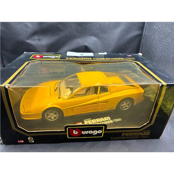 1:18 scale NIB die cast 1984 Ferrari Testarosa