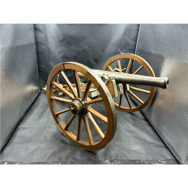 Beautiful miniature working cannon 28" long overall