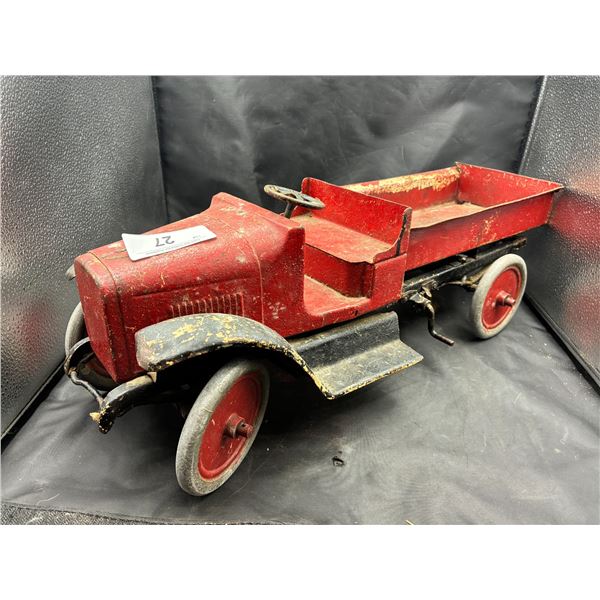 Antique Buddy L dump truck, 24" condition as seen