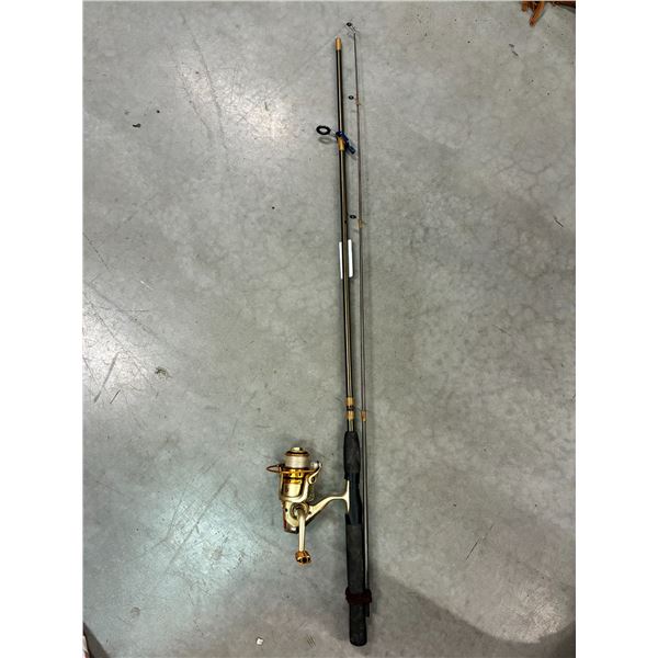 Vintage fishing rod with reel