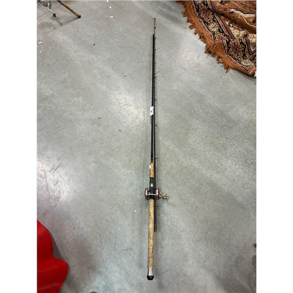 Vintage fishing rod with reel