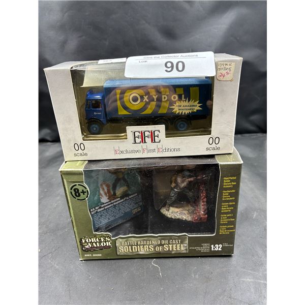 2 NIB vintage die cast trucks