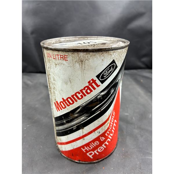 Vintage Ford Motorcraft oil can