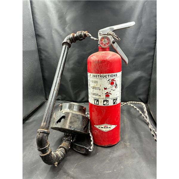 Steampunk fire extinguisher